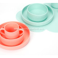 Silicone pet bowl feeding bowl